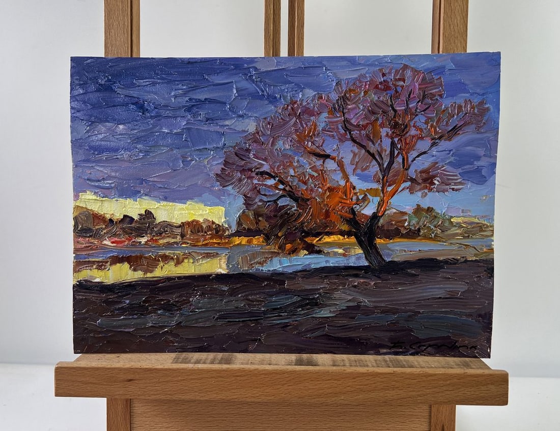 Oil painting Autumn September days Boris Serdyuk (1 of 10)