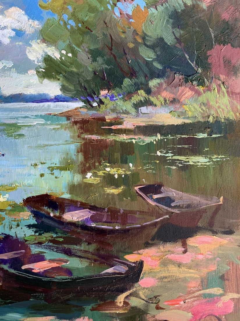 Oil painting Boat trip Yuriy Suprunchuk - 10