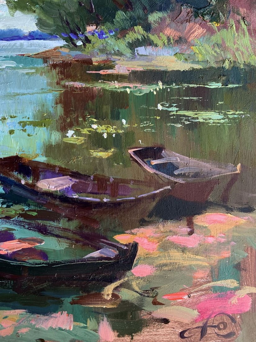 Oil painting Boat trip Yuriy Suprunchuk - 11