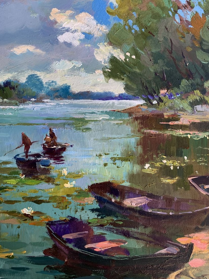 Oil painting Boat trip Yuriy Suprunchuk - 6