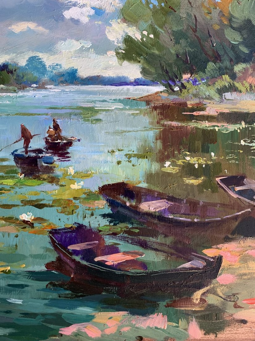 Oil painting Boat trip Yuriy Suprunchuk - 7