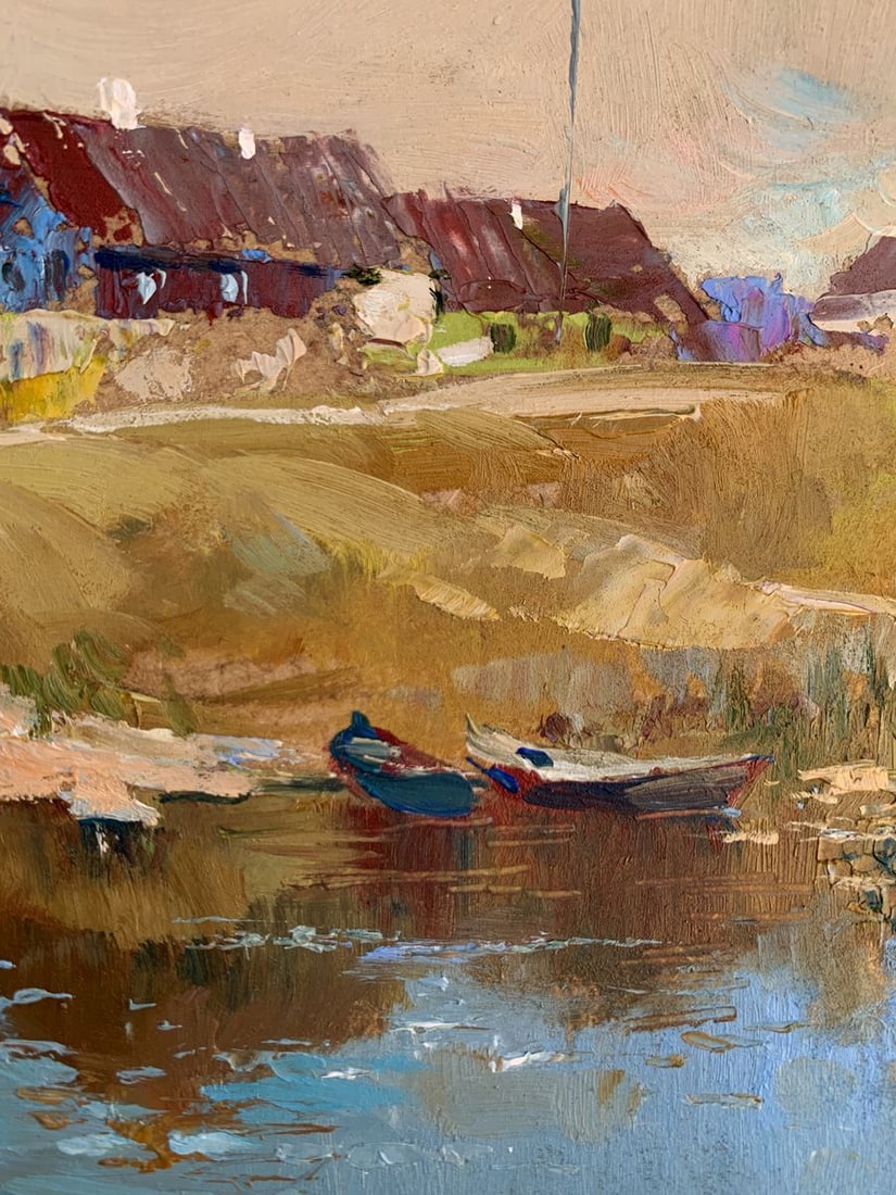 Oil painting Village life Yuriy Suprunchuk - 10