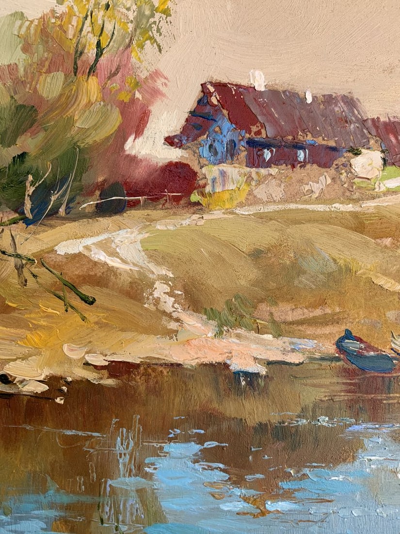 Oil painting Village life Yuriy Suprunchuk - 5