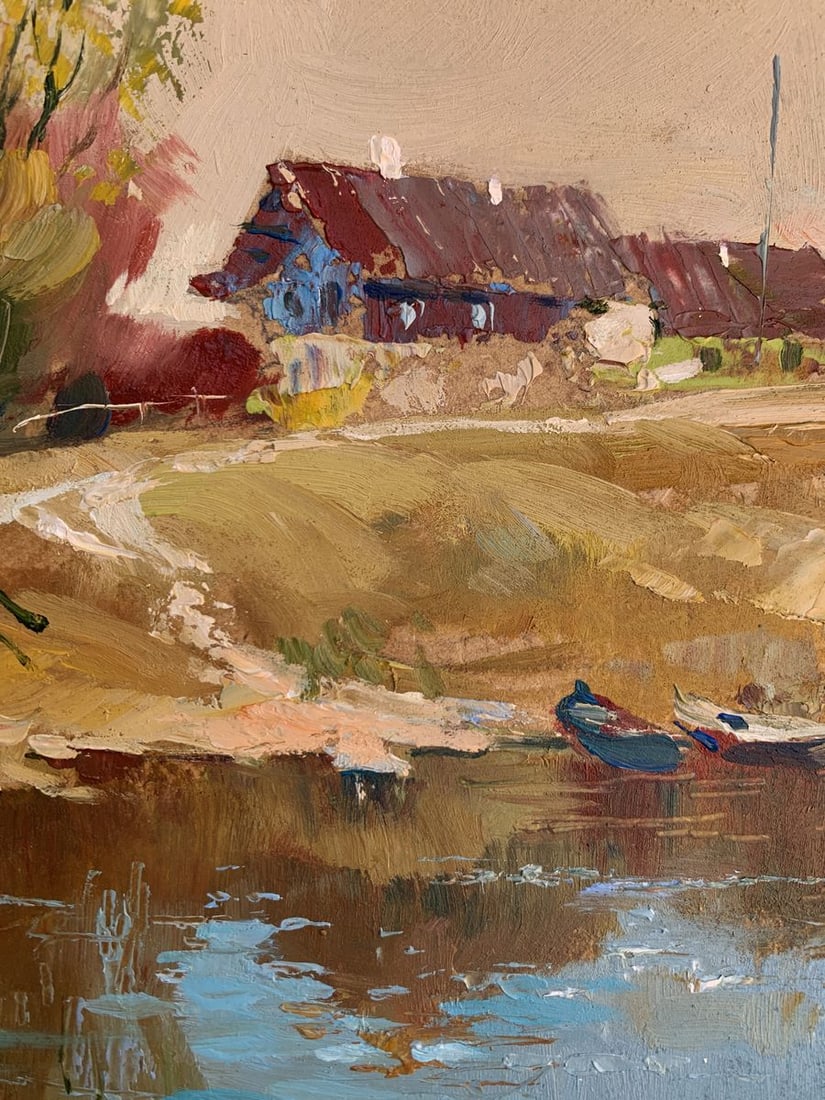 Oil painting Village life Yuriy Suprunchuk - 6