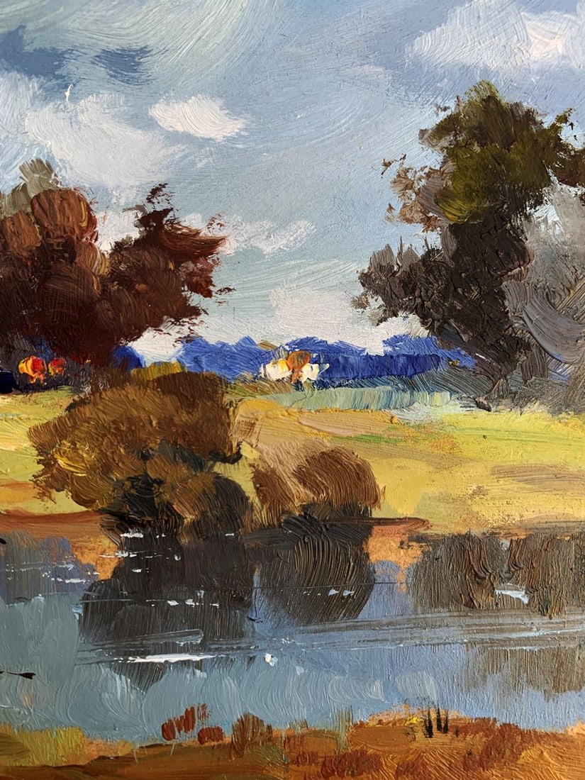 Oil painting River Silence Yuriy Suprunchuk - 11