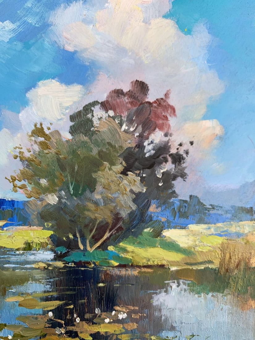 Oil painting Memory of a place in nature Yuriy Suprunchuk - 10