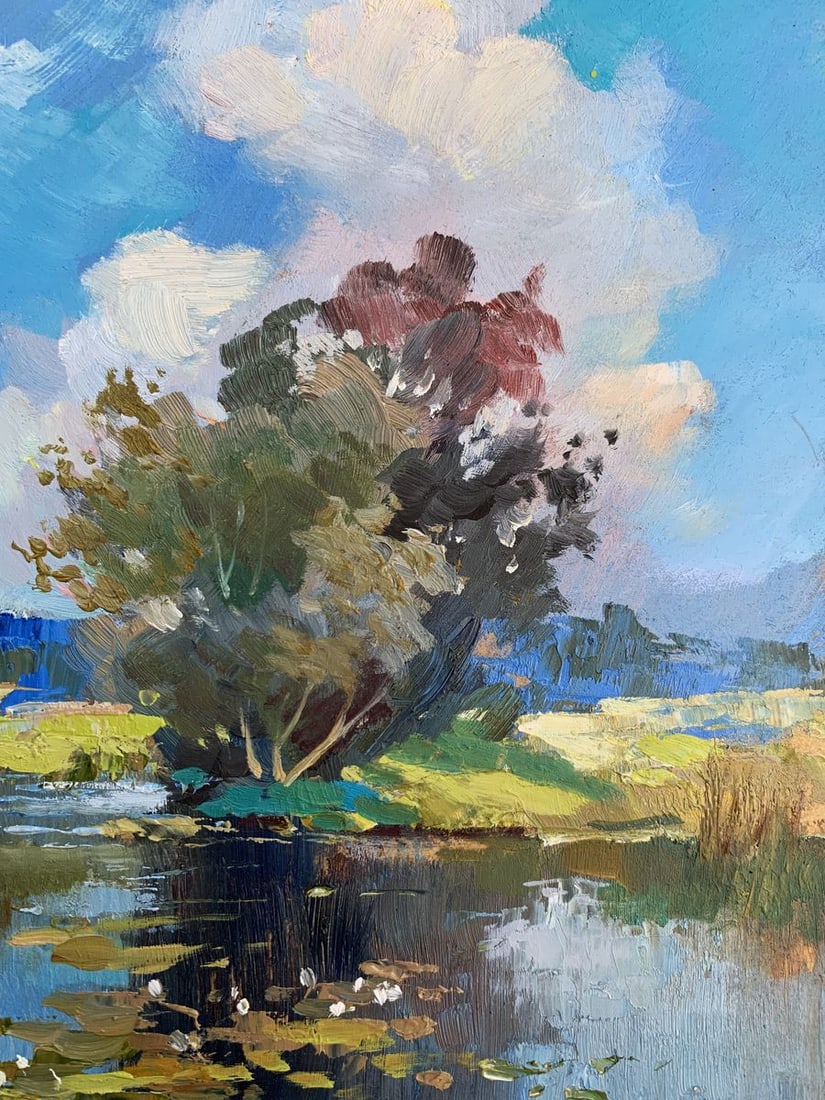 Oil painting Memory of a place in nature Yuriy Suprunchuk - 11