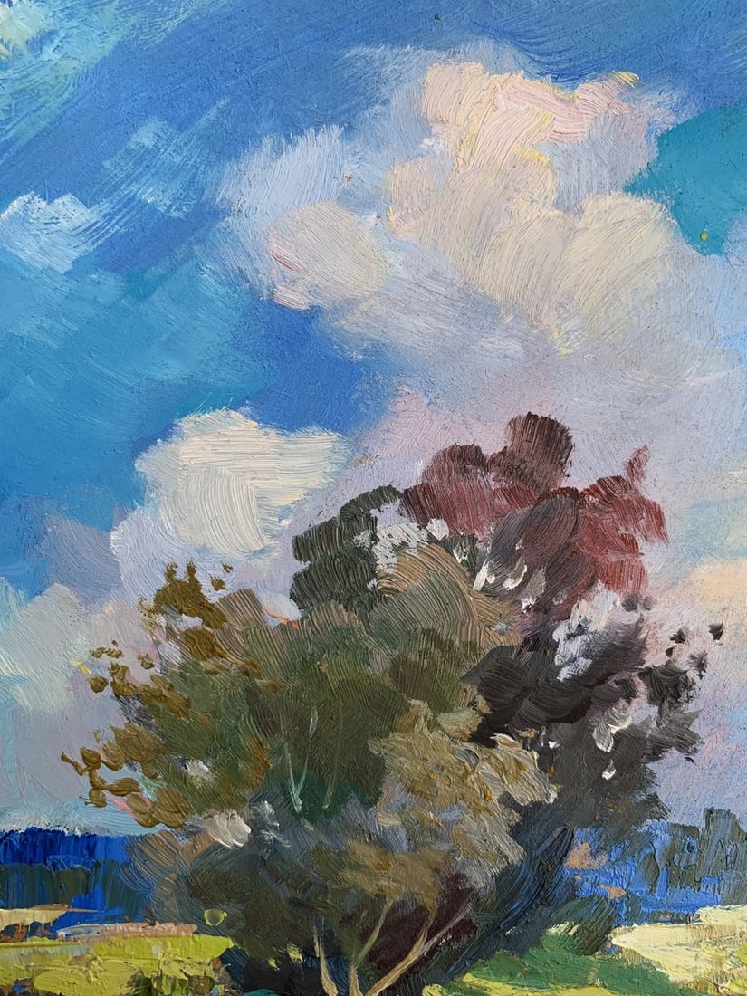 Oil painting Memory of a place in nature Yuriy Suprunchuk - 4