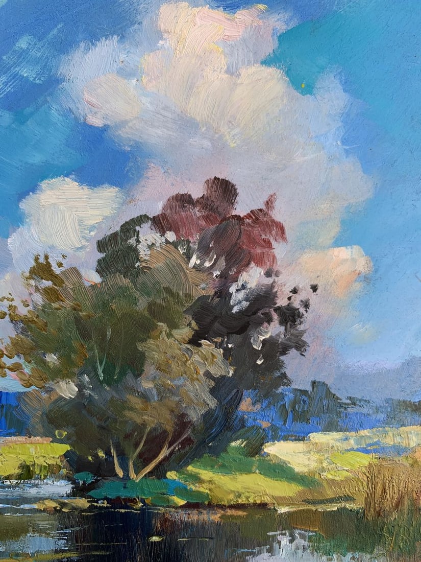 Oil painting Memory of a place in nature Yuriy Suprunchuk - 8