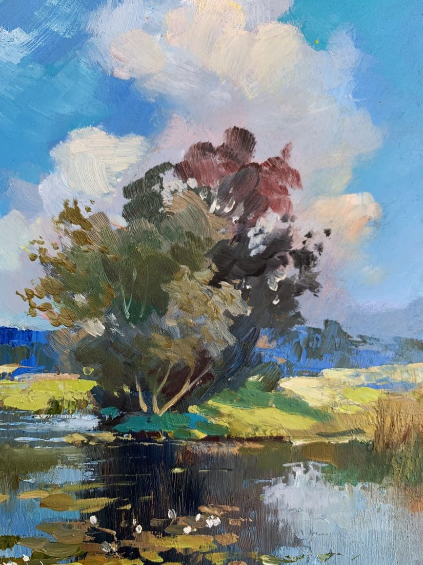 Oil painting Memory of a place in nature Yuriy Suprunchuk - 9
