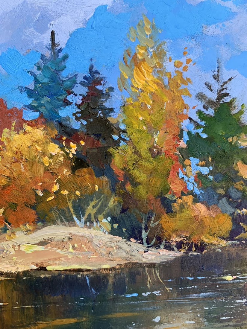 Oil painting Here comes autumn Yuriy Suprunchuk - 10