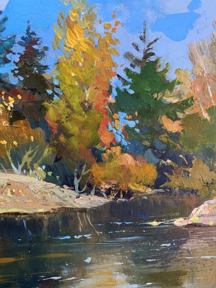 Oil painting Here comes autumn Yuriy Suprunchuk - 11