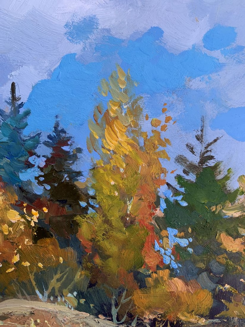 Oil painting Here comes autumn Yuriy Suprunchuk - 6