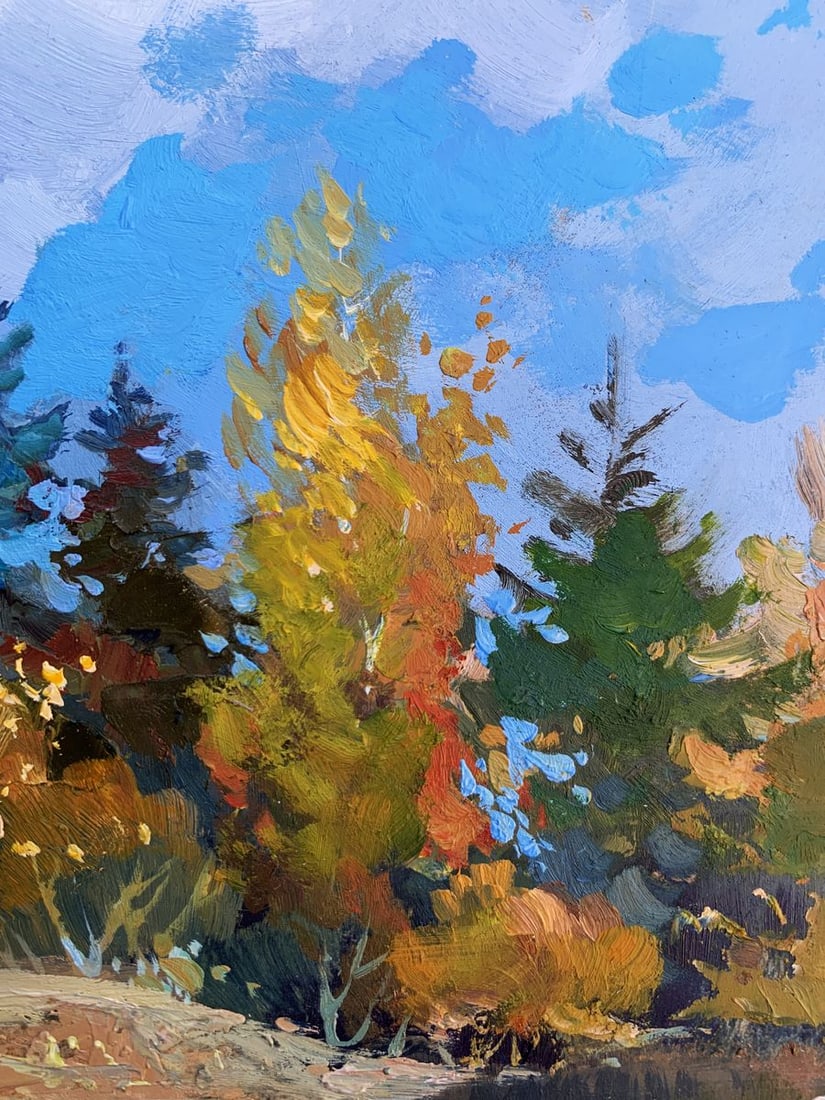 Oil painting Here comes autumn Yuriy Suprunchuk - 8