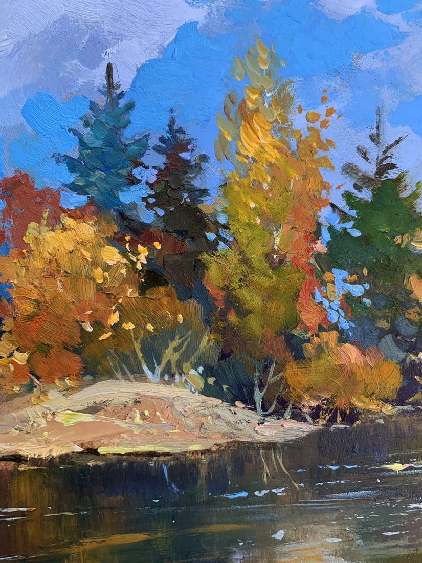 Oil painting Here comes autumn Yuriy Suprunchuk - 9