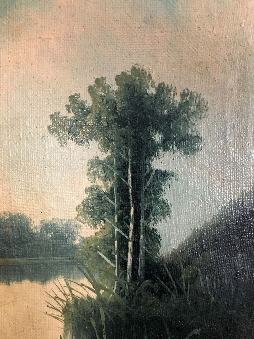 Two oil painting Natural landscape - 10