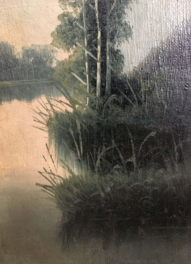 Two oil painting Natural landscape - 11