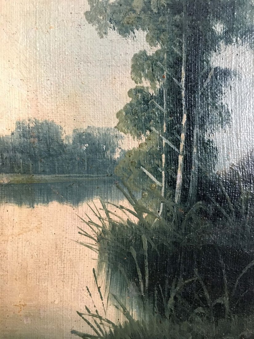Two oil painting Natural landscape - 12