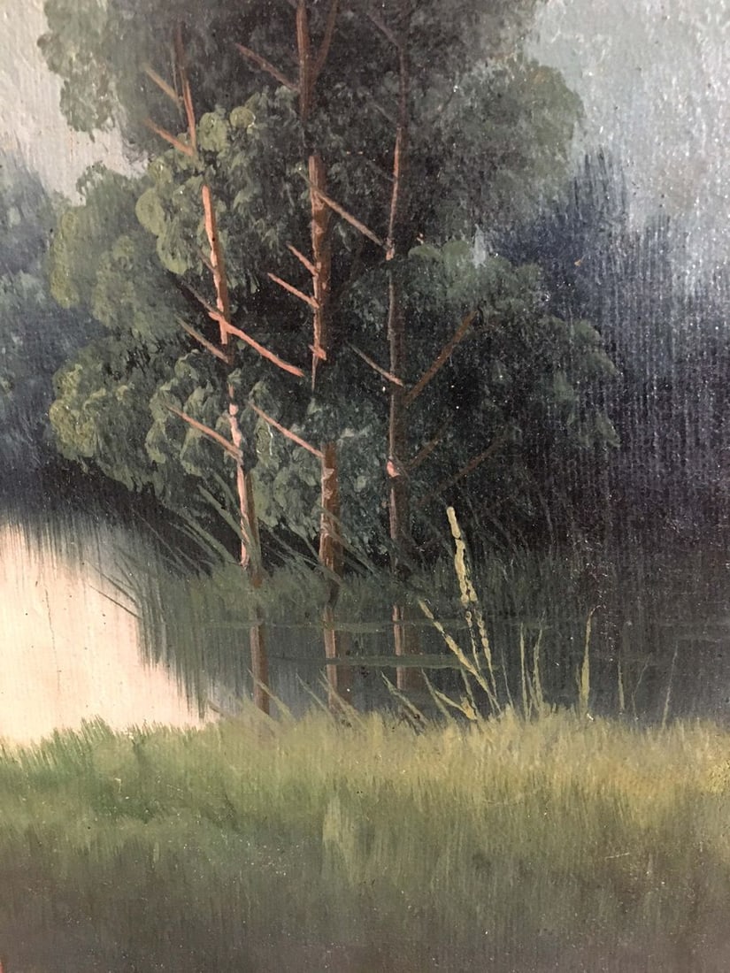 Two oil painting Natural landscape - 5
