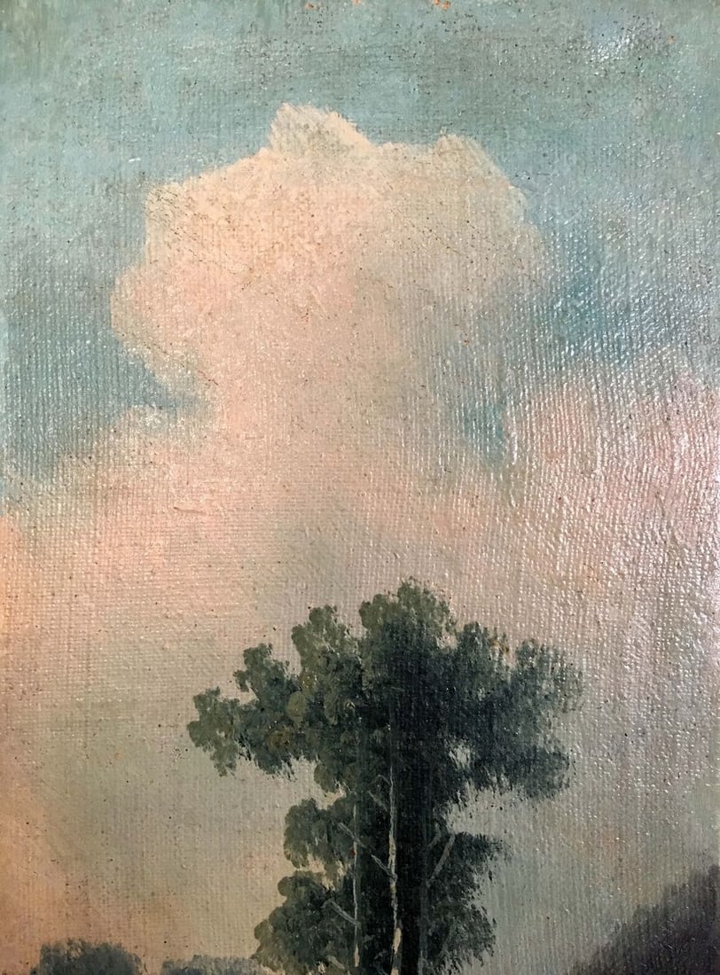 Two oil painting Natural landscape - 9