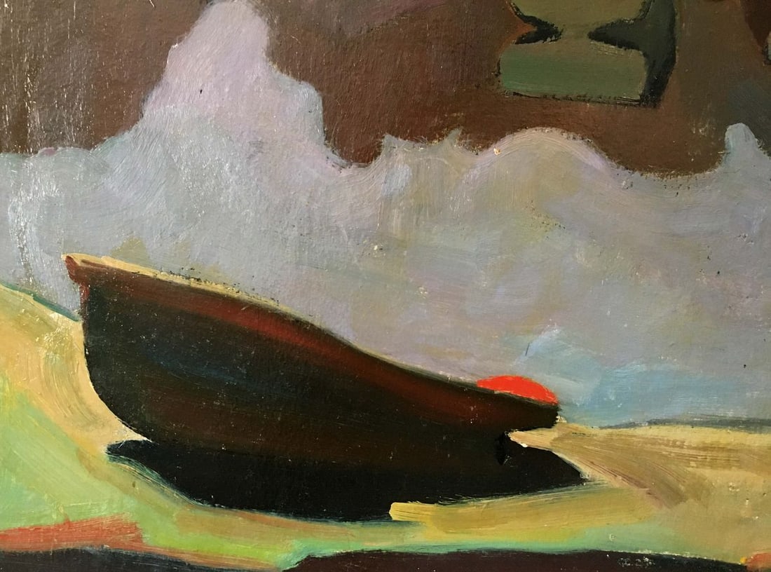 Oil painting Boat mooring Kiyansky Yuri Ivanovich - 6