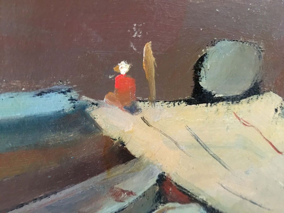 Oil painting Boat mooring Kiyansky Yuri Ivanovich - 8