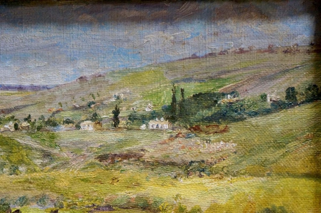 Oil painting Summer landscape - 5