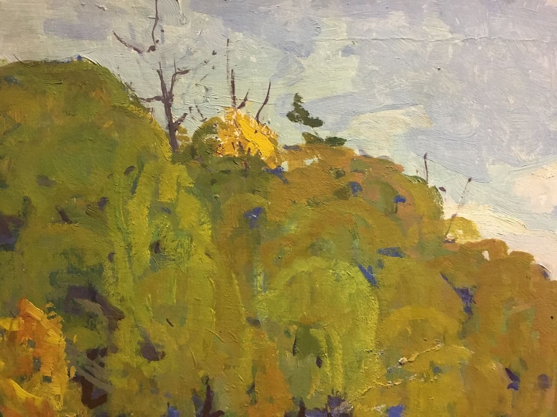 Oil painting River landscape Korostelev Vladimir Alexandrovich - 7