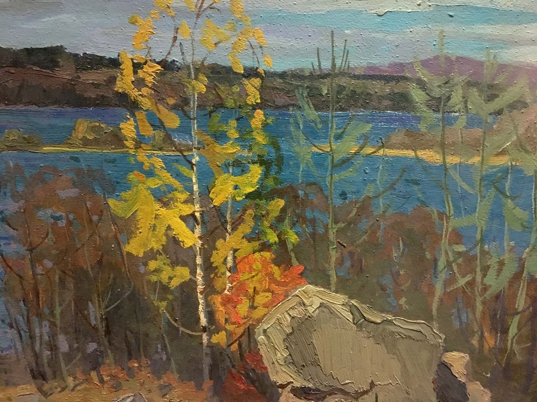 Oil painting By the river Korostelev Vladimir Alexandrovich - 3