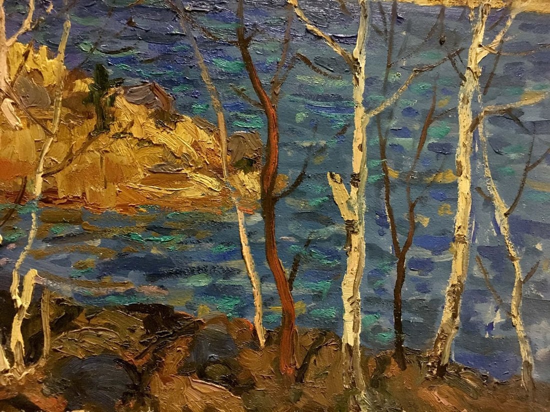 Oil painting River landscape Korostelev Vladimir Alexandrovich - 8