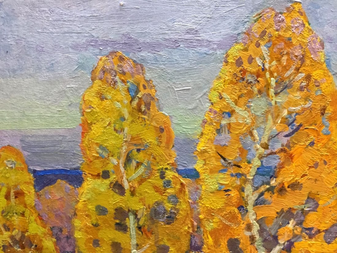 Oil painting Golden autumn Ruban Grigory Savelievich - 4