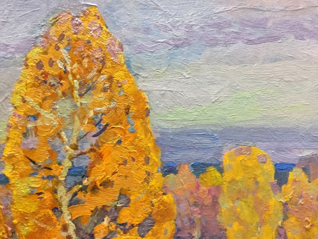 Oil painting Golden autumn Ruban Grigory Savelievich - 5