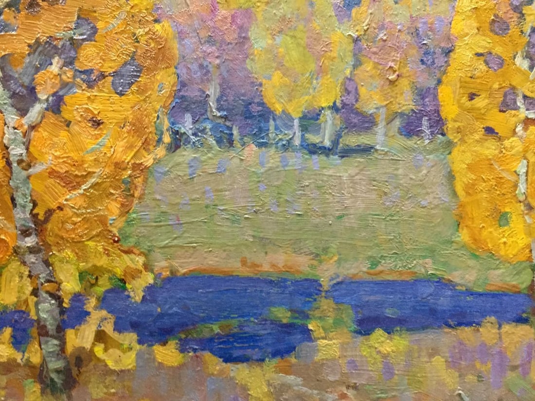 Oil painting Golden autumn Ruban Grigory Savelievich - 6
