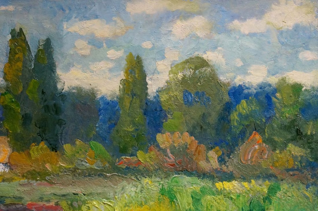 Oil painting Near the river Mynka Alexander Fedorovich - 5