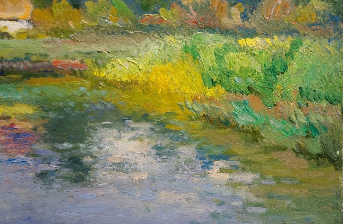 Oil painting Near the river Mynka Alexander Fedorovich - 6