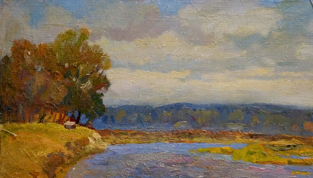 Oil painting Over the river Mynka Alexander Fedorovich - 4