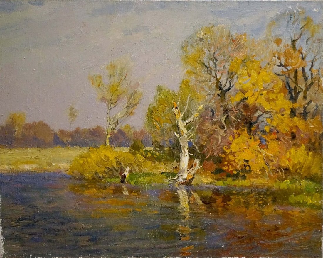 Oil painting Indian summer Mynka Alexander Fedorovich - 2