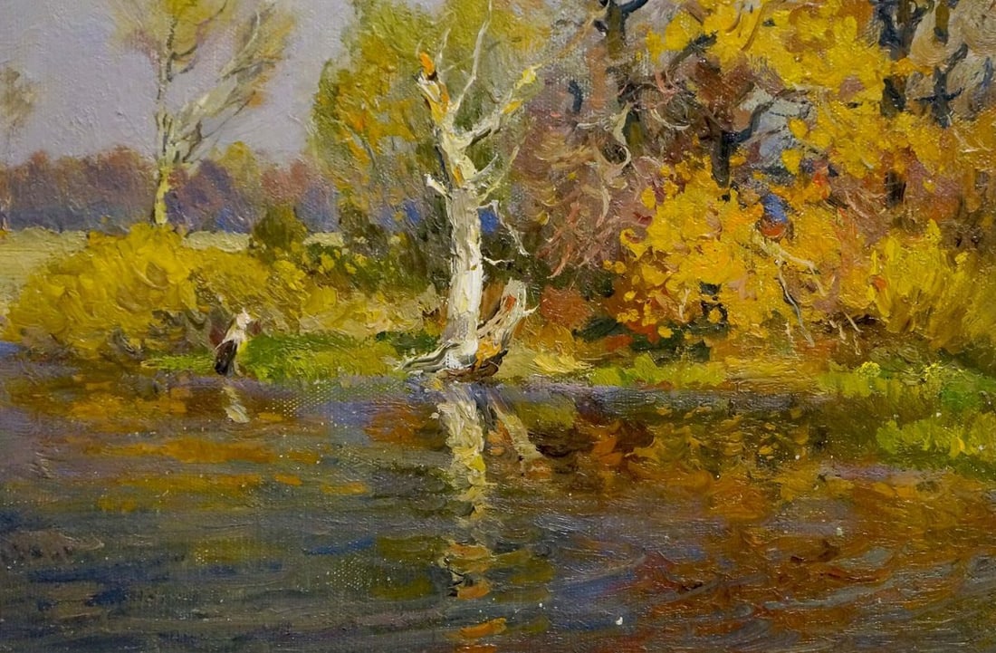 Oil painting Indian summer Mynka Alexander Fedorovich - 6