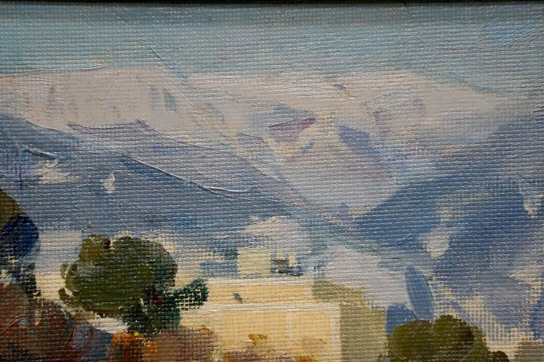 Oil painting City landscape Strelov Arkady Efimovich - 4