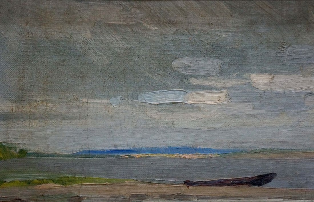 Oil painting Fishing - 3