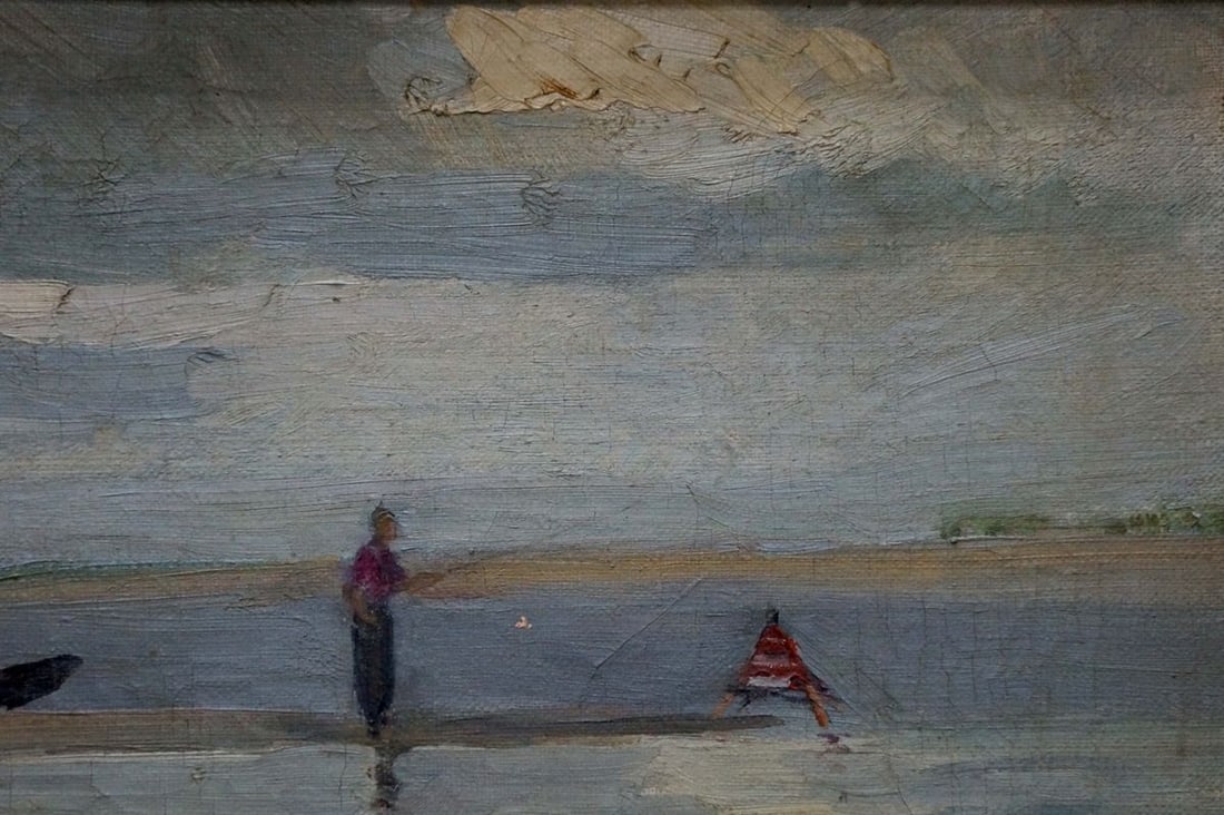 Oil painting Fishing - 4