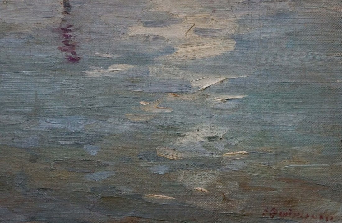 Oil painting Fishing - 5