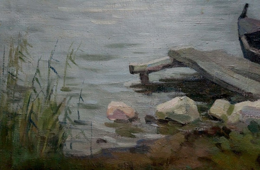 Oil painting Shore landscape Alexander Zhivotkov - 2