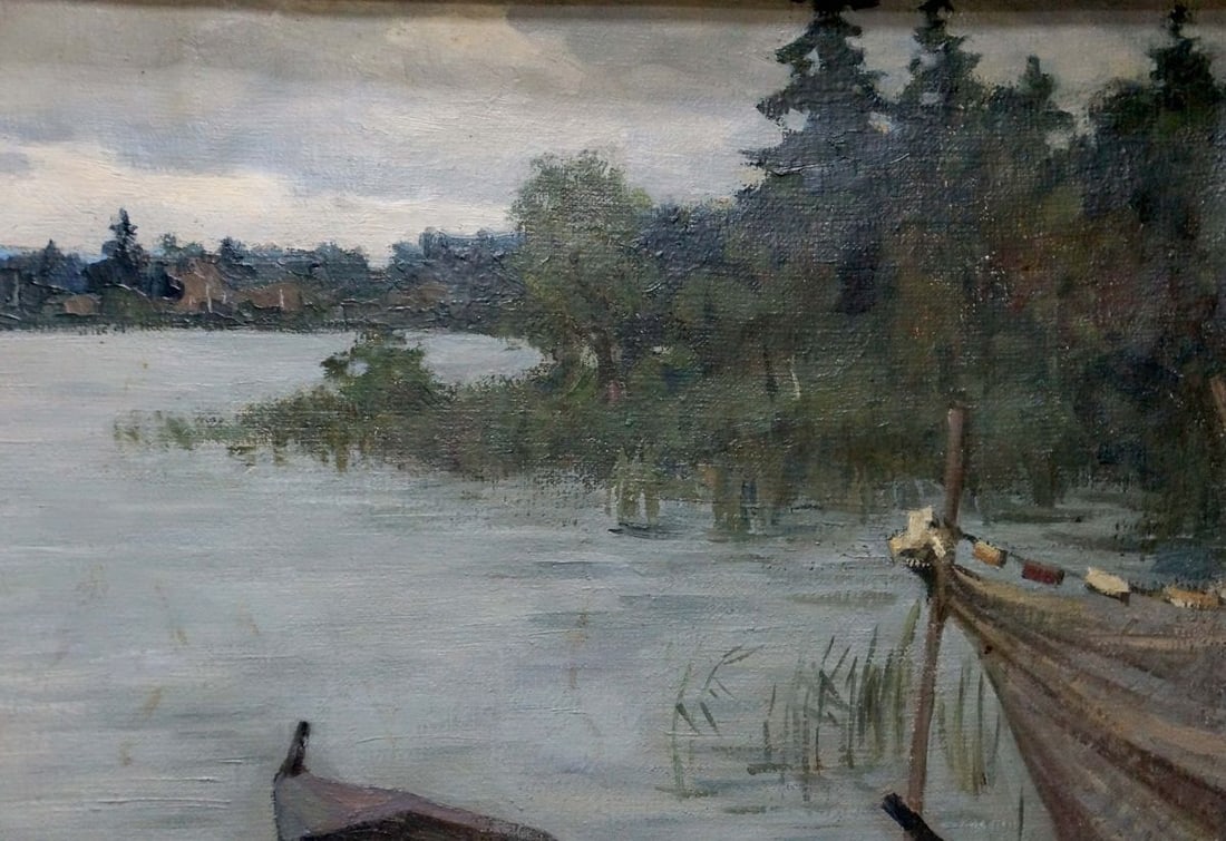 Oil painting Shore landscape Alexander Zhivotkov - 4