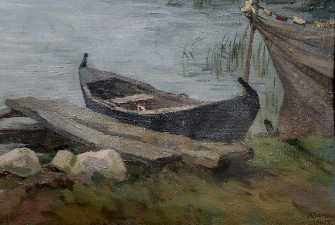 Oil painting Shore landscape Alexander Zhivotkov - 5