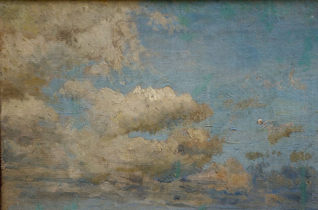 Oil painting House by the shore Mynka Alexander Fedorovich - 3