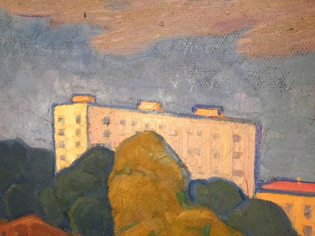 Oil painting In the countryside Khrustalenko Nikolay Aleksandrovich - 2