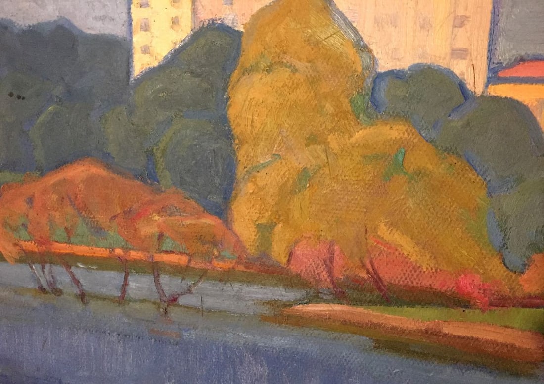 Oil painting In the countryside Khrustalenko Nikolay Aleksandrovich - 3