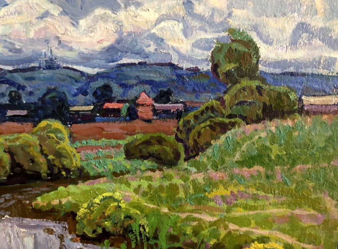 Oil painting Hay rates Grigory Savelievich Ruban - 5