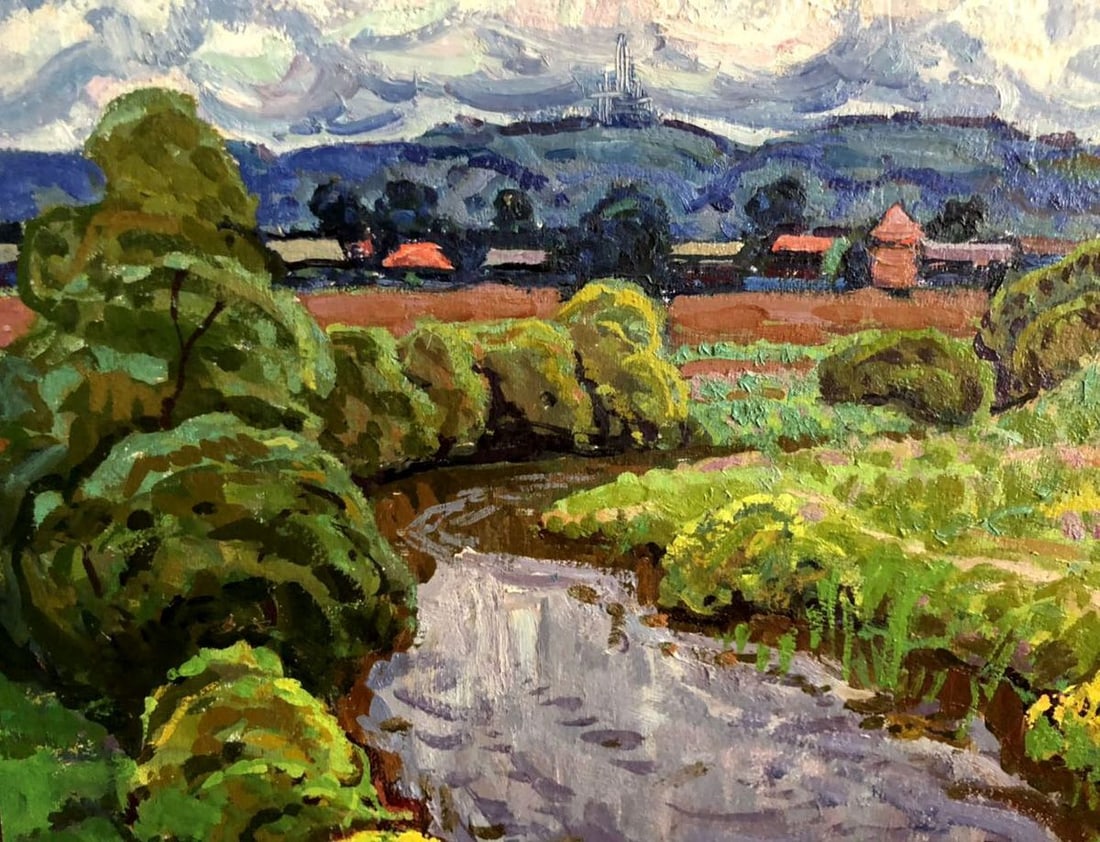 Oil painting Hay rates Grigory Savelievich Ruban - 8